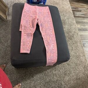 ZYIA Pink Snake Print Leggings